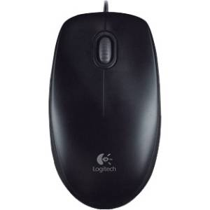 Logitech B100 Optical USB Mouse Black