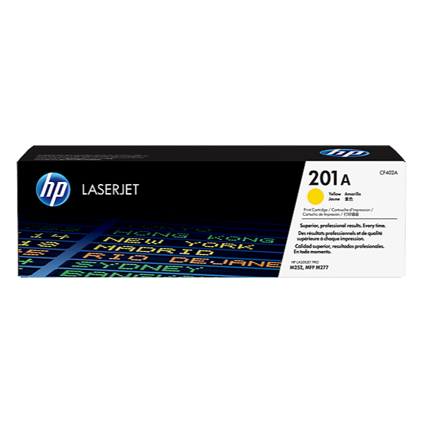HP 201A (CF402A) Yellow Toner Cartridge - Original