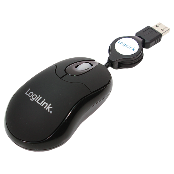 LogiLink Optical USB Mini Retractable Mouse