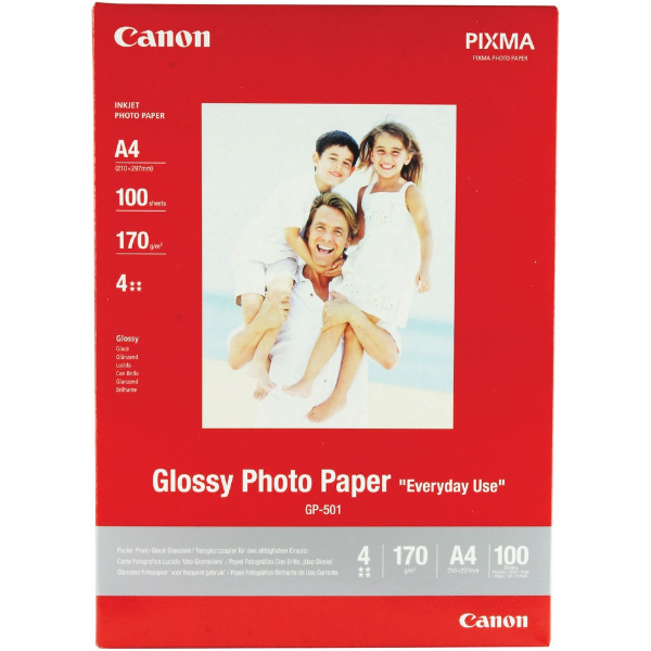 Canon Pixma GP-501 Glossy Photo Paper A4 - 100 Sheets