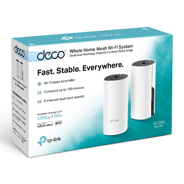 TP-Link Deco M4 Mesh Wi-Fi Router (2-pack)