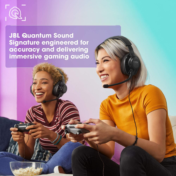 JBL Quantum 200 Multi-Platform Gaming Headset Black