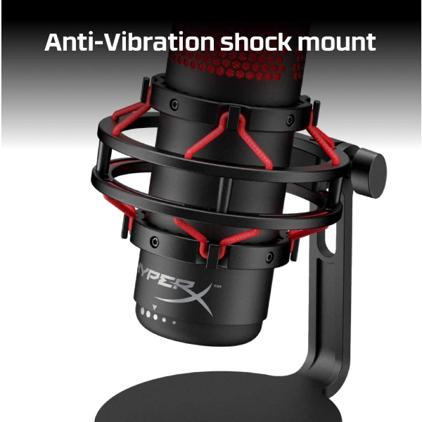HyperX QuadCast USB Condenser Streaming Gaming Microphone