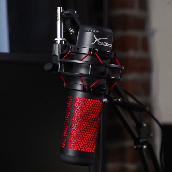 HyperX QuadCast USB Condenser Streaming Gaming Microphone