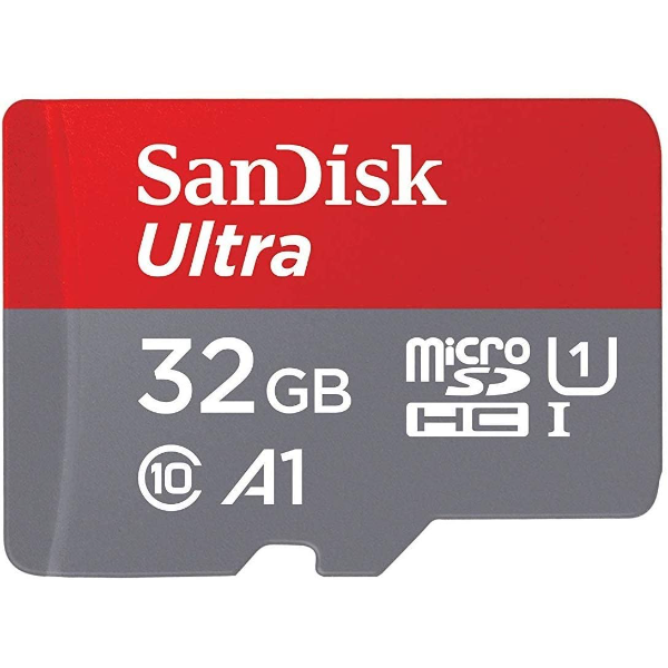 SanDisk 32GB Ultra A1 UHS-I Micro SDXC Class 10 Memory Card