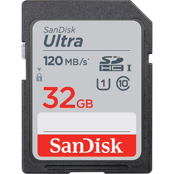SanDisk 32GB Ultra UHS-I SDXC Class 10 Memory Card