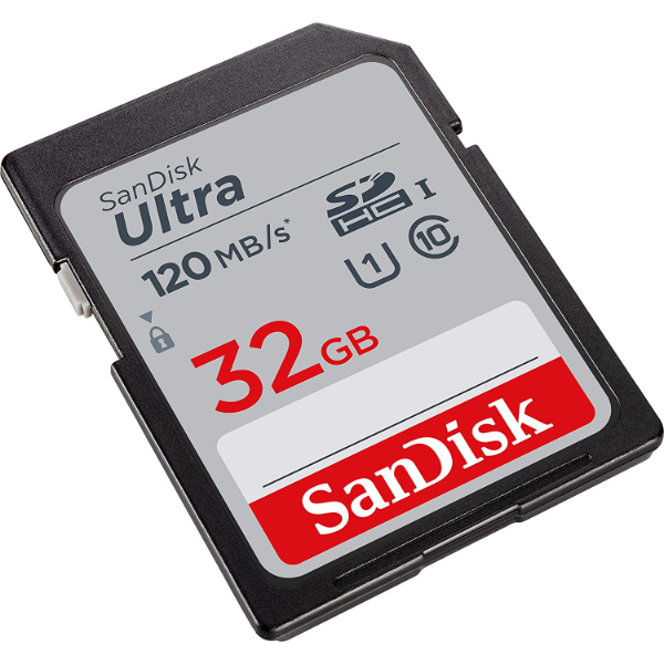 SanDisk 32GB Ultra UHS-I SDXC Class 10 Memory Card