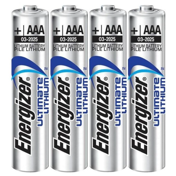 Energizer 1.5V Ultimate Lithium AAA Battery (4-pack)