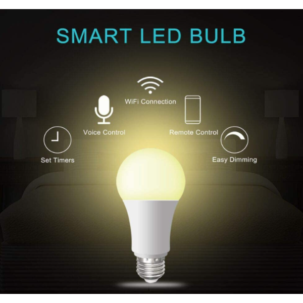 Smartlife Wi-Fi RGBCWW Smart E27 LED Bulb