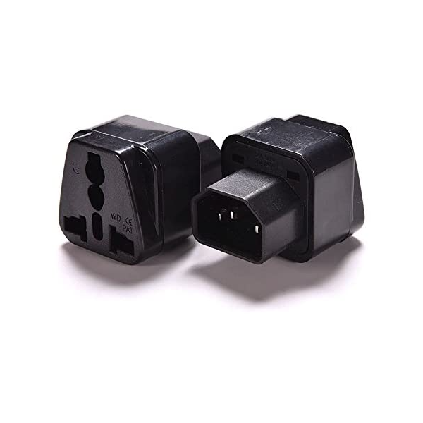 IEC to Universal Plug UPS Adapter