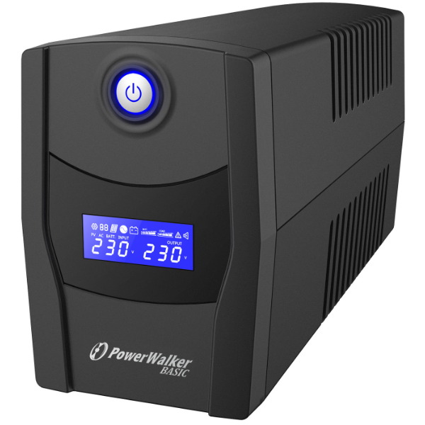 Powerwalker Basic VI 1000VA STL UPS with 3 x UK Plugs