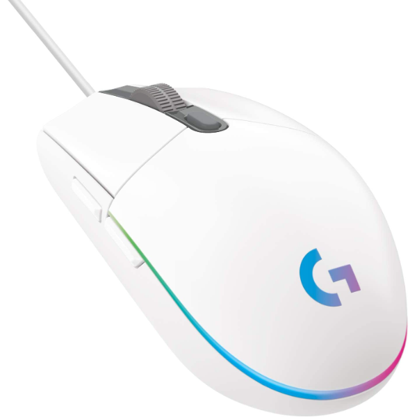 Logitech G203 Lightsync Gaming Mouse White