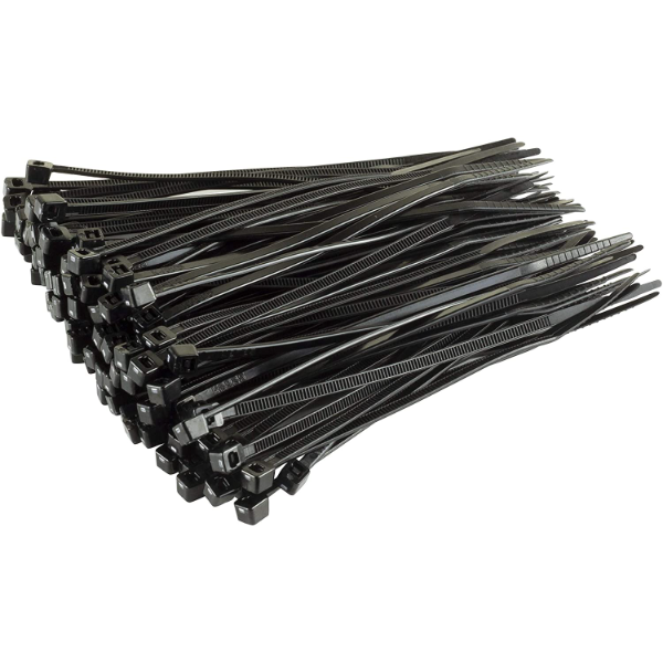 Excel Cable Ties 368 x 4.8mm 100-pk Black