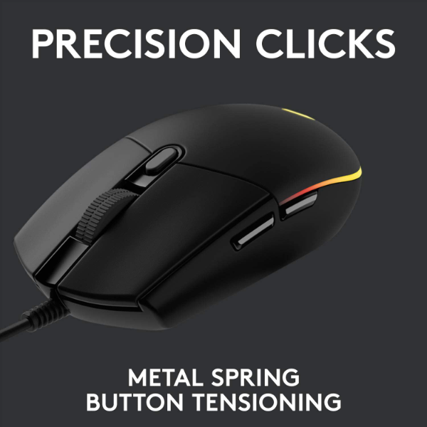 Logitech G203 Lightsync Gaming Mouse Black