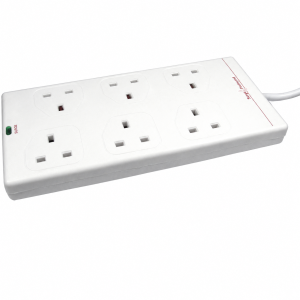 NEWlink 6-socket Surge Protected Power Strip 3m