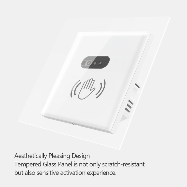 Generic Touch less Infrared 1-Gang Wall Switch White