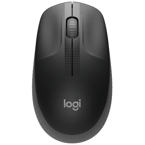 Logitech M190 Full-Size Wireless Optical Mouse Black