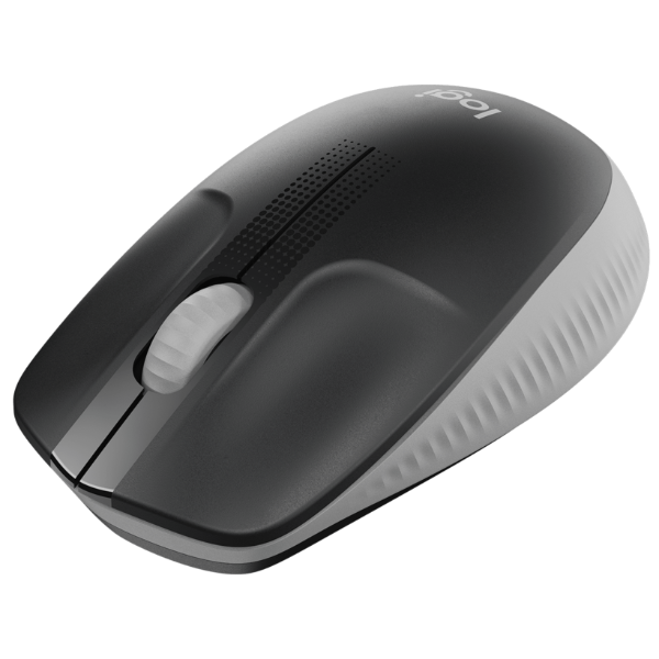 Logitech M190 Full-Size Wireless Optical Mouse Black & Grey