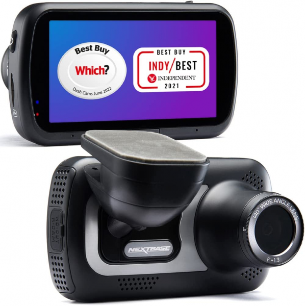 Nextbase 522GW Quad HD 140° GPS Front Dash Camera with 3 inch Touchscreen Display