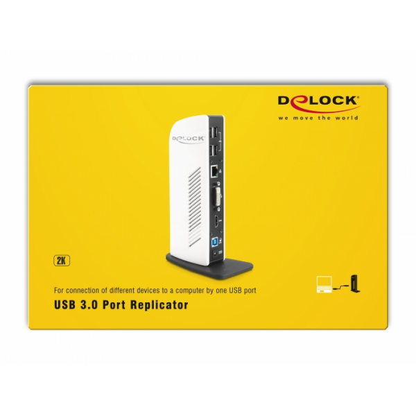 DeLock USB 3.0 Port Replicator Docking Station