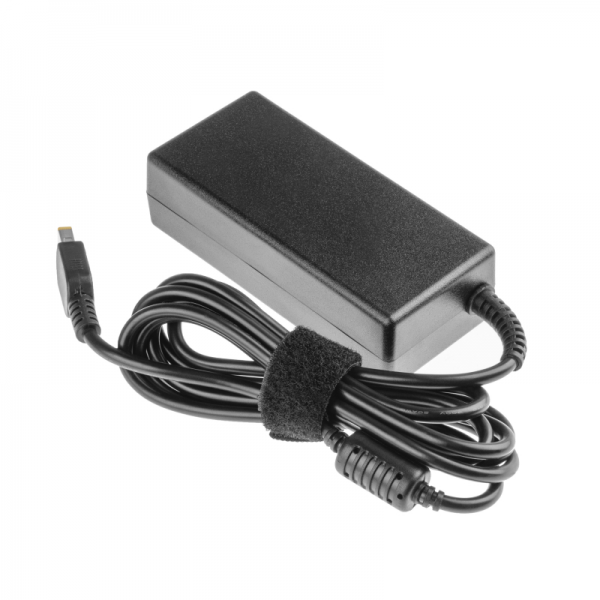 Green Cell Pro 45W Lenovo Laptop Power Supply (Rectangular Yellow Slim Tip)