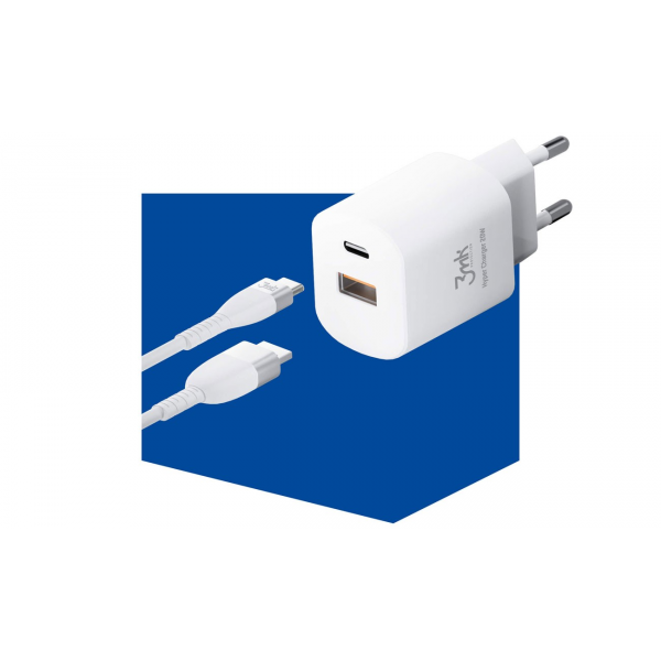 3mk 20W USB-C & USB-A Hyper Charger Power Supply (EU Plugs)