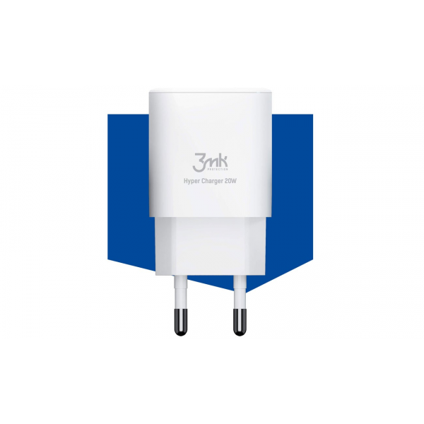3mk 20W USB-C & USB-A Hyper Charger Power Supply (EU Plugs)