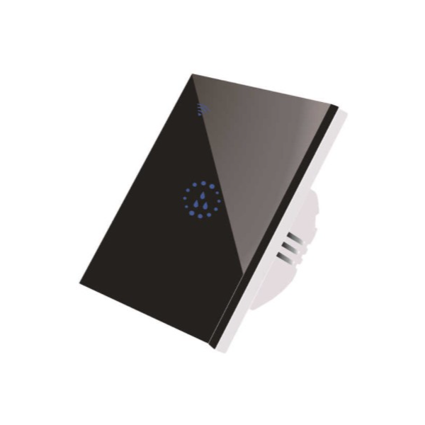 Smart WiFi Touch Double Pole Switch 20A Black