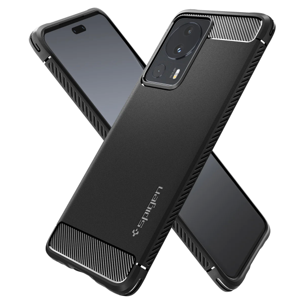 Spigen Black Rugged Armor Back Protective Case for Xiaomi 13 Lite