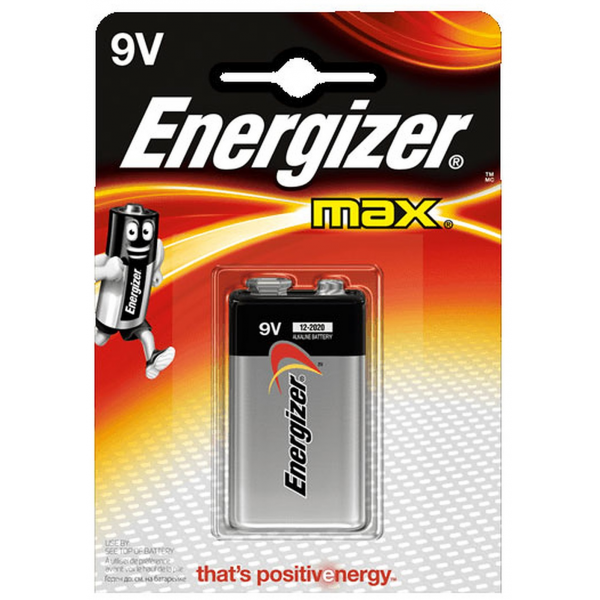 Energizer 9V Max Alkaline Battery