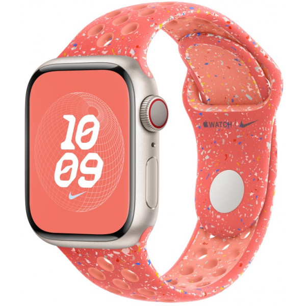 41mm Magic Ember Nike Sport Band for Apple Watch (Strap Only) Side View