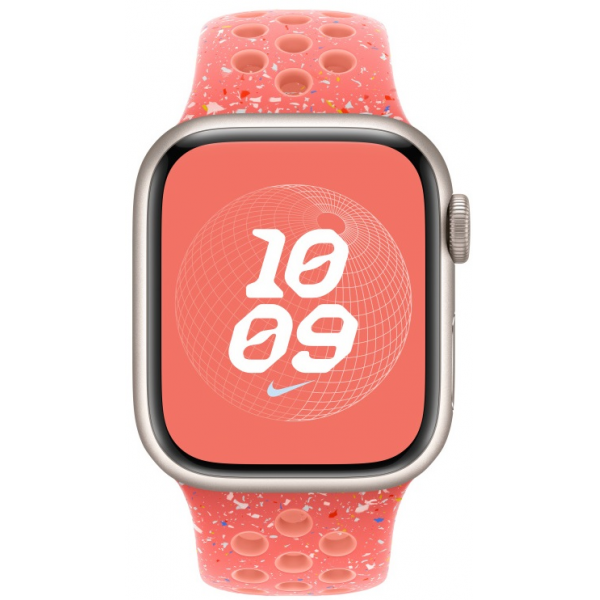 41mm Magic Ember Nike Sport Band for Apple Watch (Strap Only) Front View