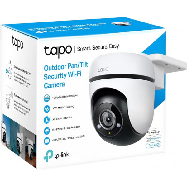 TP-Link C500 Tapo Full HD Pan & Til Smart Outdoor Cloud Camera