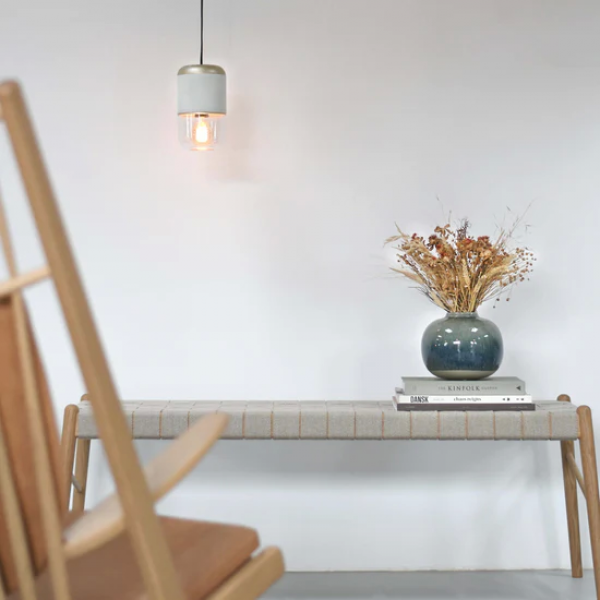 Lemus Life Light Fitting (E27) with Built-in 20W RMS Bluetooth Speaker - Beige