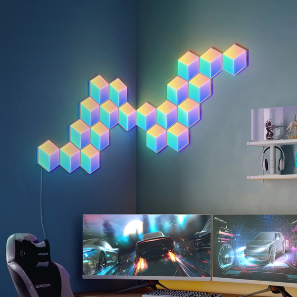Govee Glide Hexa Pro Wi-Fi & Bluetooth Smart Light Panels (10-pack)
