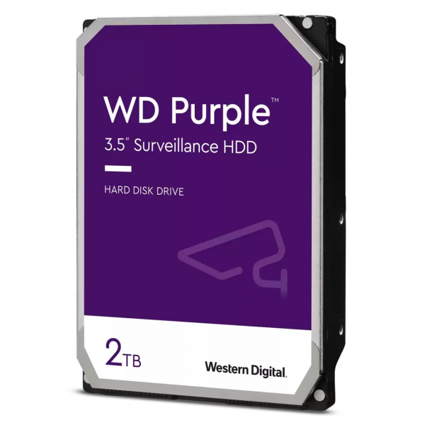 Western Digital Purple 2TB (64MB Cache) SATA III Desktop CCTV HDD