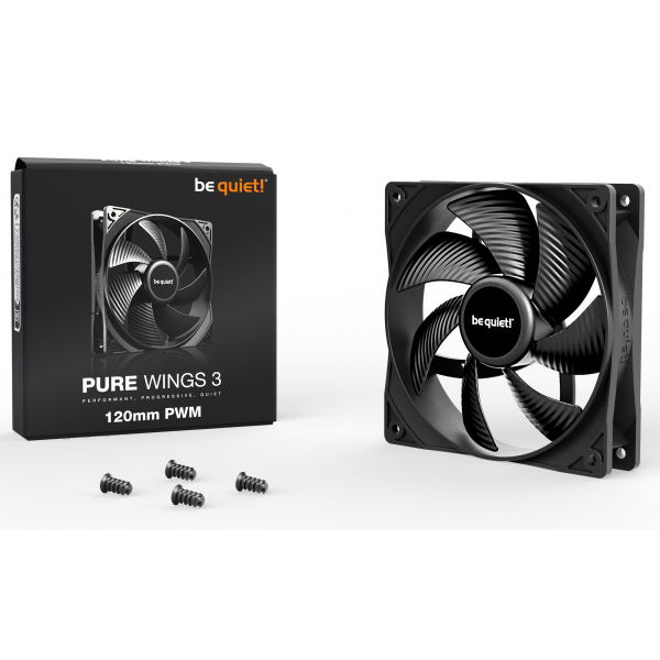 be quiet! Pure Wings 3 120mm PWM Fan Black