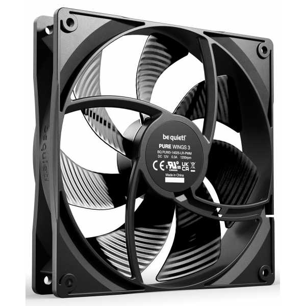be quiet! Pure Wings 3 140mm PWM Fan Black