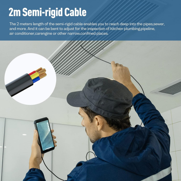 Ulefone uSmart E02 Dual Camera Endoscope with LEDs