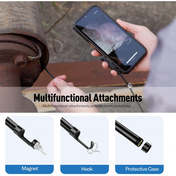 Ulefone uSmart E02 Dual Camera Endoscope with LEDs