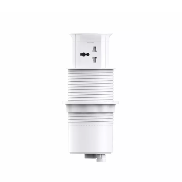 Pop Up Outlet Countertop 1x USB-C 2x USB-A 4x Universal Plugs Power Extension White