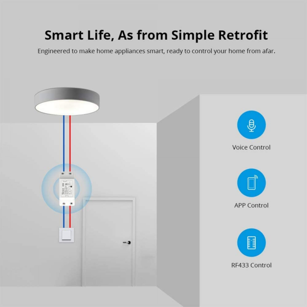 Sonoff RFR2 WiFi Smart RF Control Switch