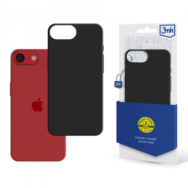 3MK Matt Case iPhone 16e Black
