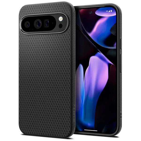 Spigen Matte Black Liquid Air Back Protective Case for Google Pixel 9 Pro XL
