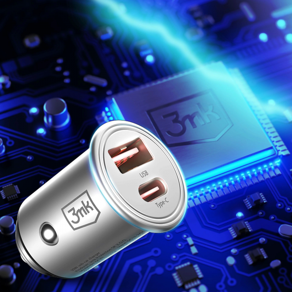3mk 30W Hyper 2-Port USB Car Charger