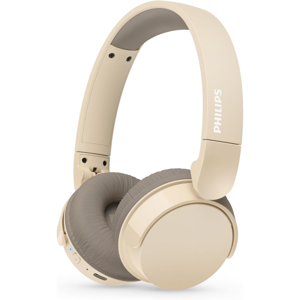 Philips Wireless On-Ear Headphones with Microphone - Beige