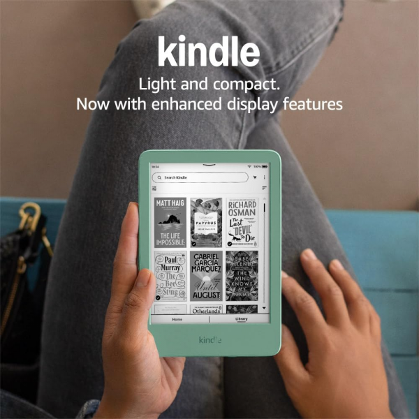 Amazon Kindle 11th Gen (2024) 6 inch 16GB Touch Backlit eBook Reader - Matcha Green