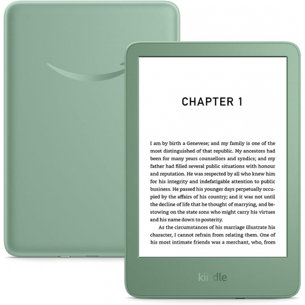 Amazon Kindle 11th Gen (2024) 6 inch 16GB Touch Backlit eBook Reader - Matcha Green