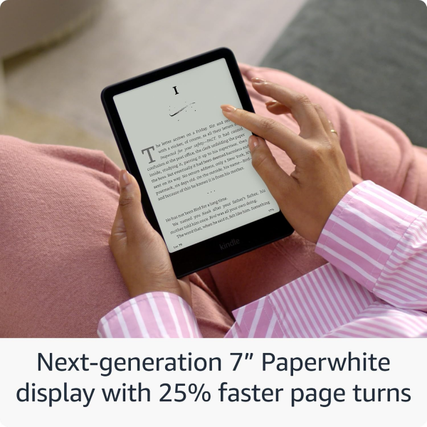 Amazon Kindle Paperwhite (2024) 7 inch 16GB Touch Backlit eBook Reader - Raspberry (Pink)