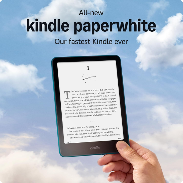 Amazon Kindle Paperwhite (2024) 7 inch 16GB Touch Backlit eBook Reader - Raspberry (Pink)